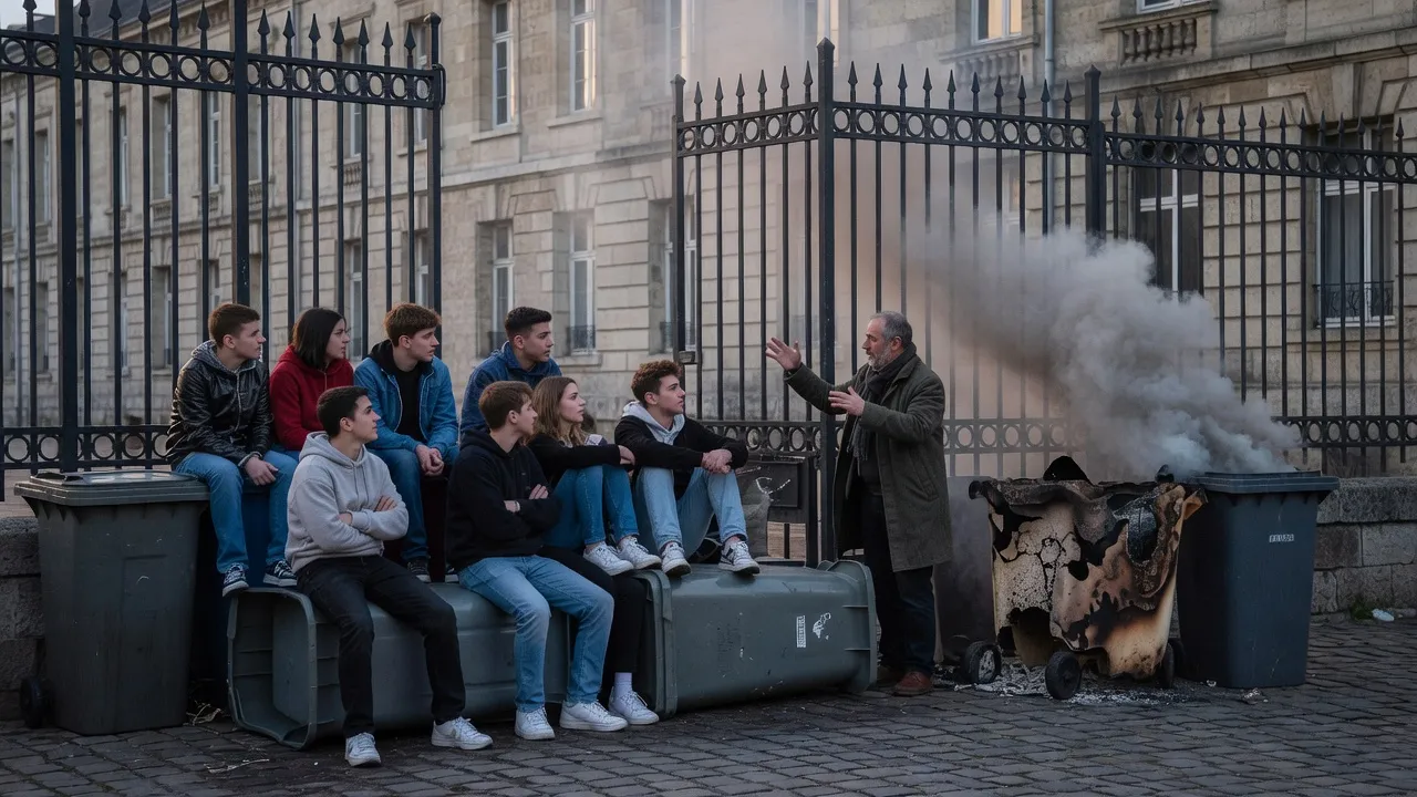France : les lycéens appellent à un « acte 3 » le 6 octobre, le gouvernement promet des remplaçants et vise les parents pour les dégâts