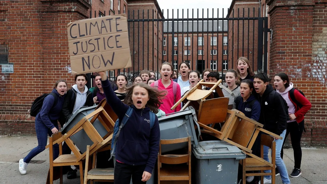 France : la mobilisation lycéenne double dans la rue, Greta Thunberg rejoint les cortèges à six mois de la présidentielle