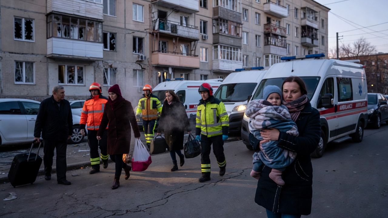 Frappe russe massive sur Kyiv : au moins 11 morts sous les missiles et les drones