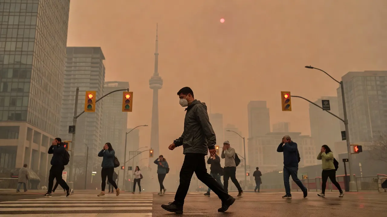 Toxic smoke from Canadian wildfires chokes Toronto and US cities — Republicans blame Canada