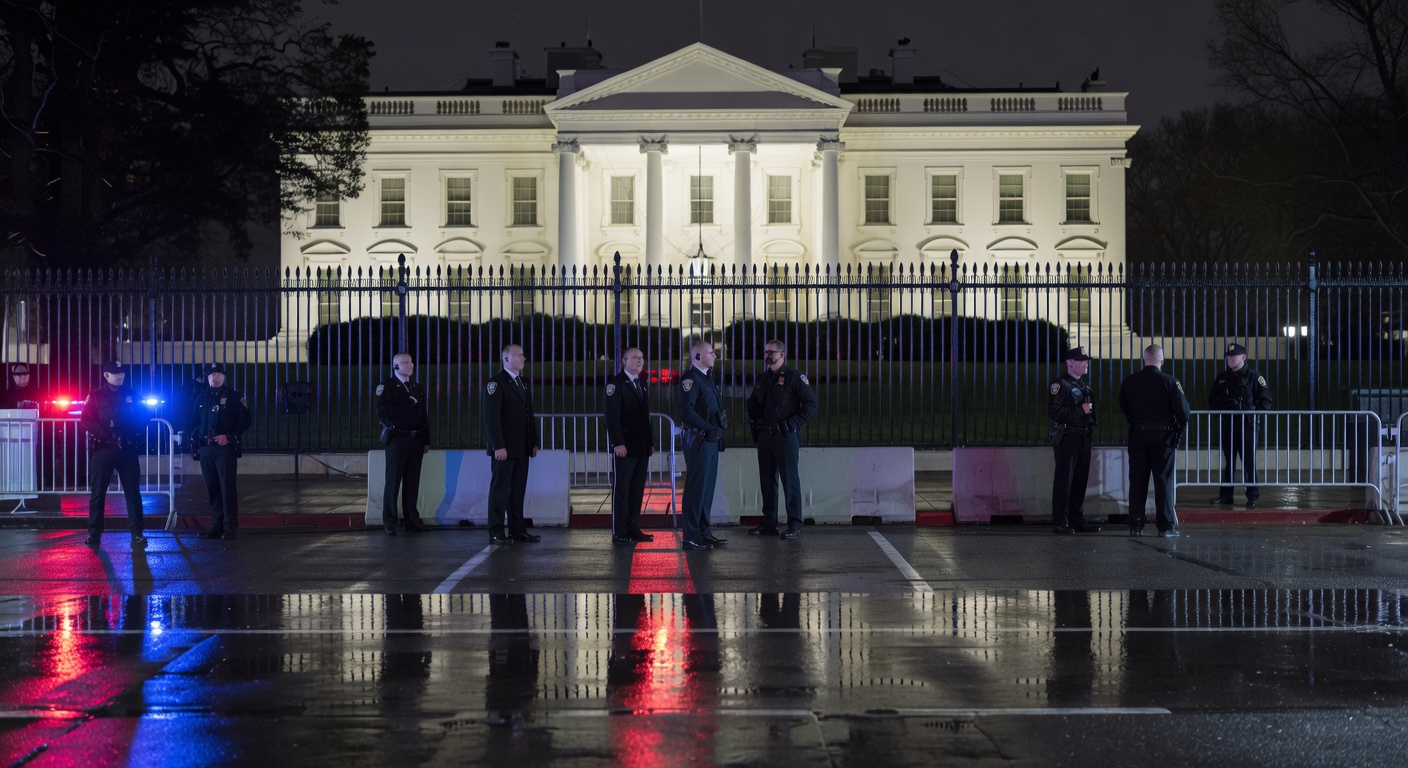 Shooting at a White House security checkpoint