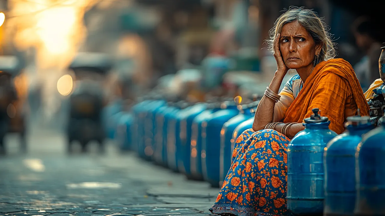 L'Inde face à la pire crise du GPL de son histoire : 330 millions de foyers menacés
