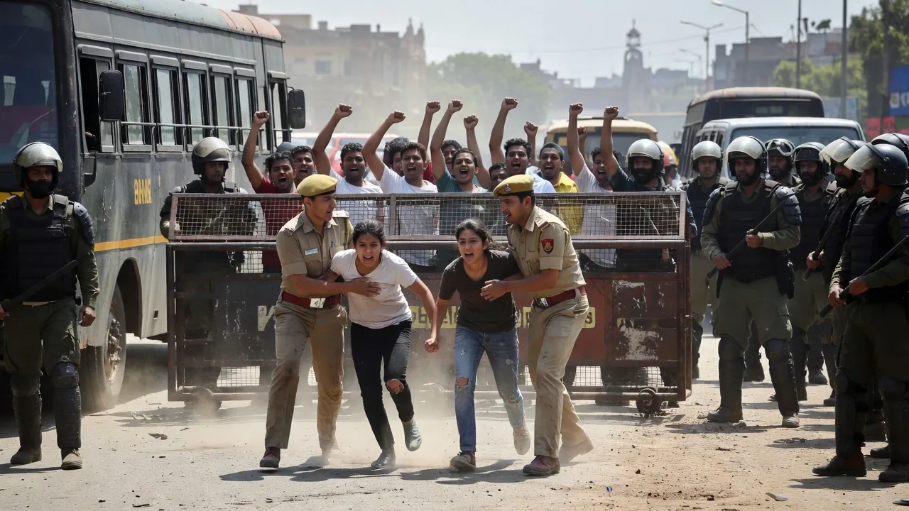 Inde : des milliers d'interpellations à New Delhi pour empêcher la manifestation du mouvement des « cafards » contre le chef de la commission électorale
