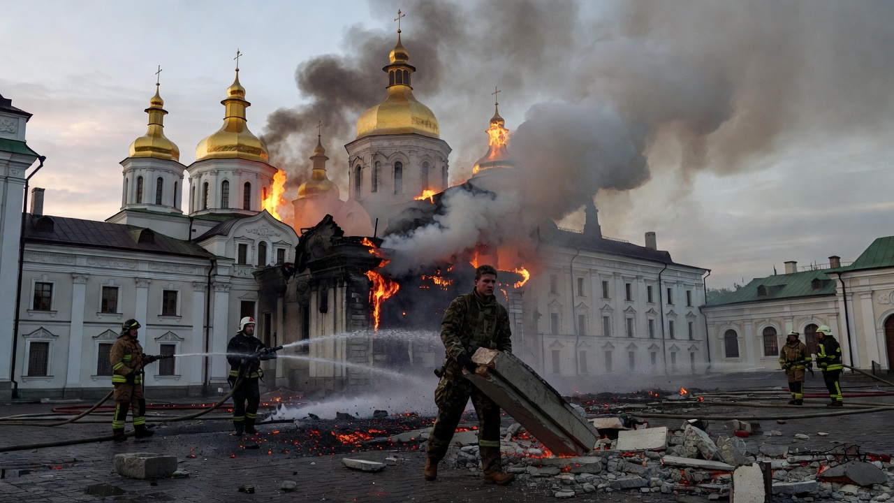 Kyiv: Russian Strikes Destroy UNESCO Heritage Site as Ukraine Hits Crimea