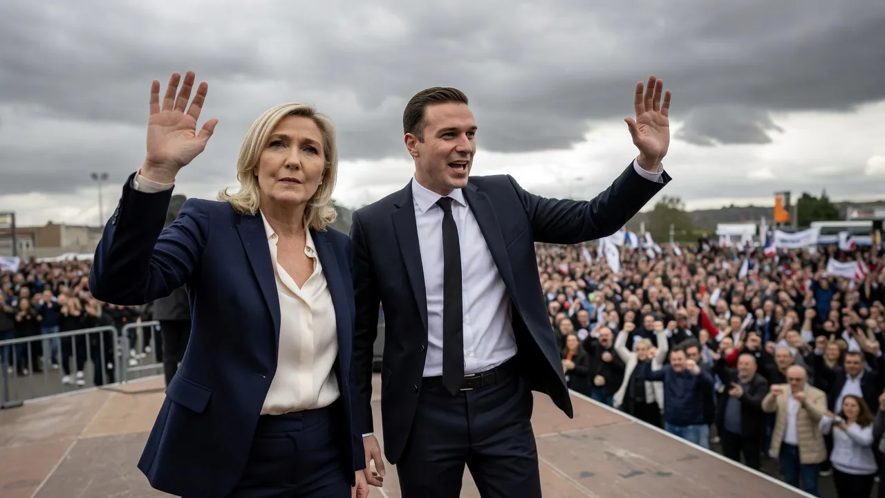 Le Pen and Bardella show unity on the eve of the appeal verdict
