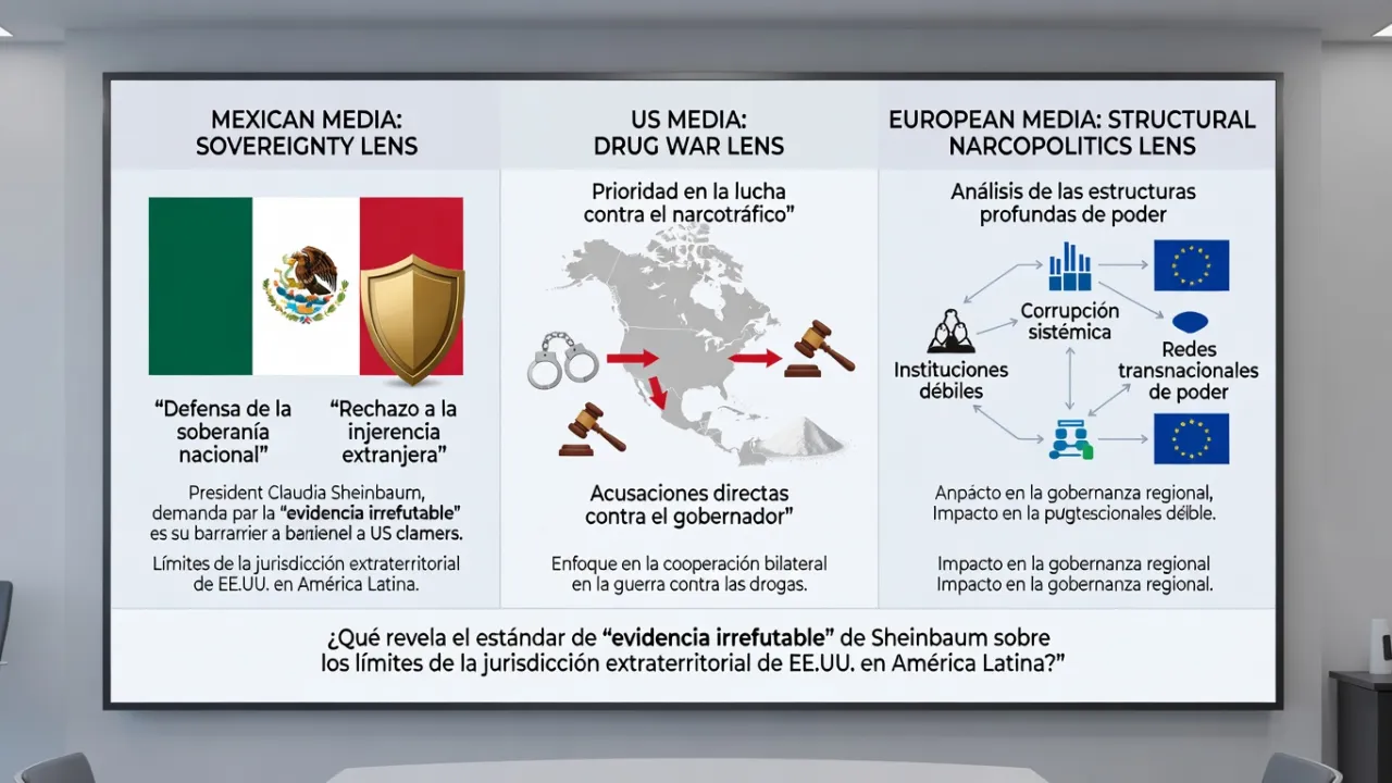 Mexique : le gouverneur du Sinaloa inculpé par Washington, Sheinbaum résiste