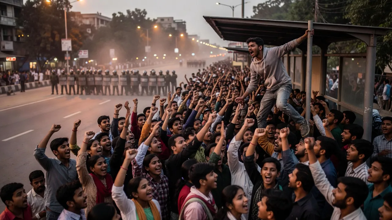 India's Youth-Led 'Cockroach' Movement Challenges Modi After Exam Fraud