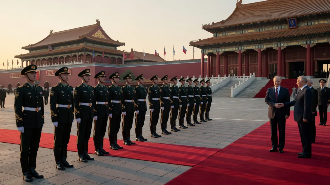 Poutine en visite à Pékin après le passage de Trump