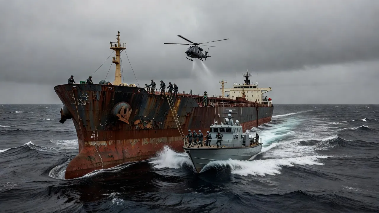 UK Intercepts a Russian Shadow-Fleet Tanker in the Channel