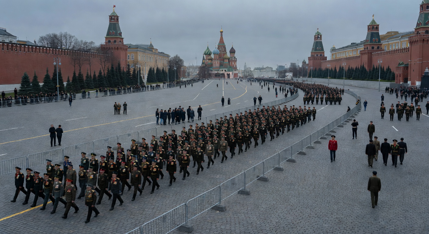 Moscou célèbre le 9 mai sans chars ni avions : la parade réduite de Poutine révèle une Russie en guerre