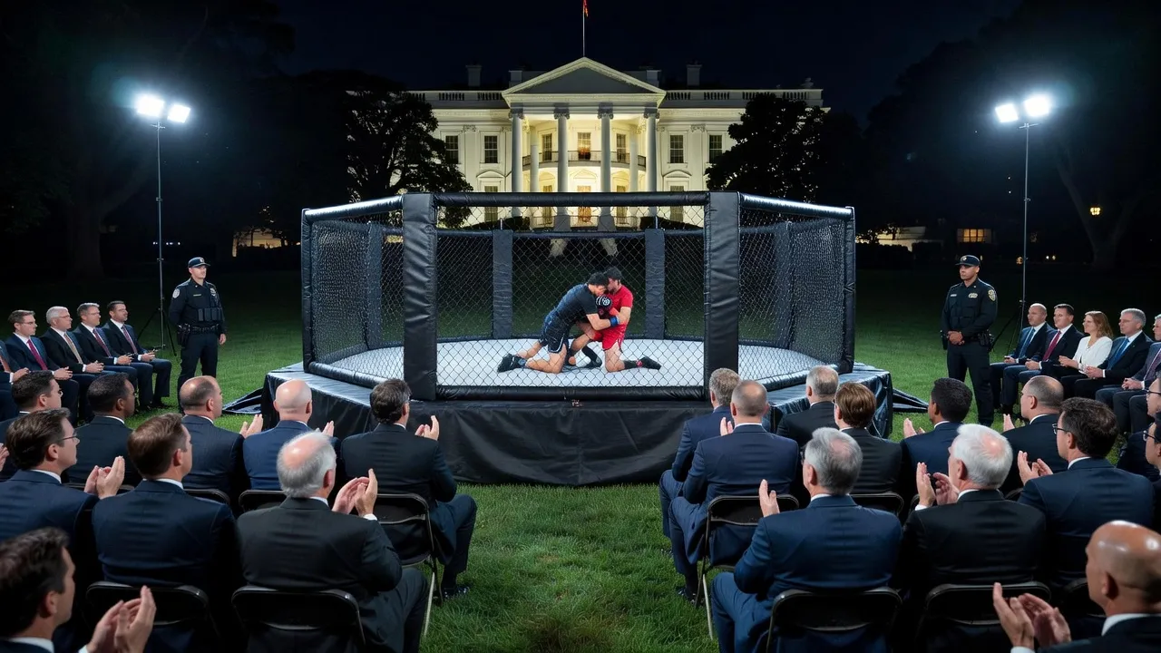 Trump fête ses 80 ans avec un combat UFC à la Maison Blanche